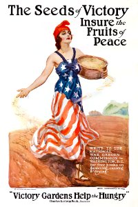 FLAGG, James Montgomery (1870-1960). 🇺🇸  The Seeds of Victory, c. 1918.
