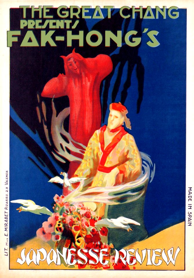 Great Chang presents Fak-Hong's, Japanesse Review, c. 1920.