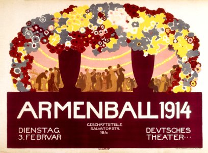 GRAF, Oscar (Oskar). 🇩🇪  Armenball, 1914.