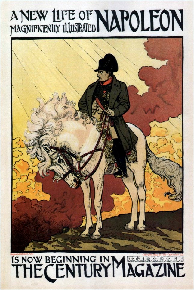 GRASSET, Eugène. A New Life of Napoleon, The Century Magazine, 1894.. Free illustration for personal and commercial use.