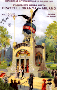 METLICOVITZ, Leopoldo.  Fernet Branca-Exposizione Internazionale di Milano, 1906.