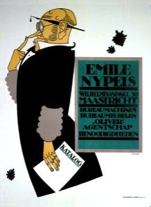 KLINGER, Julius. 🇦🇹 Emile Nypels, Maastricht, Bureau-Machines, Bureau-Meubelen, 1911.. Free illustration for personal and commercial use.