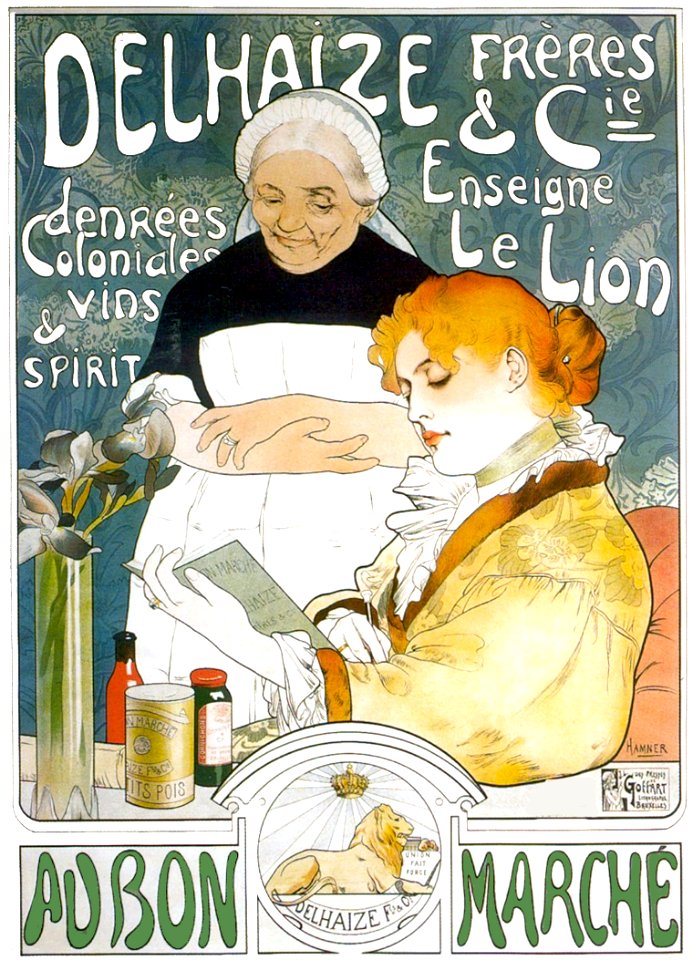 RICHIR, Herman (Hamner).  Au Bon Marché, c. 1897.