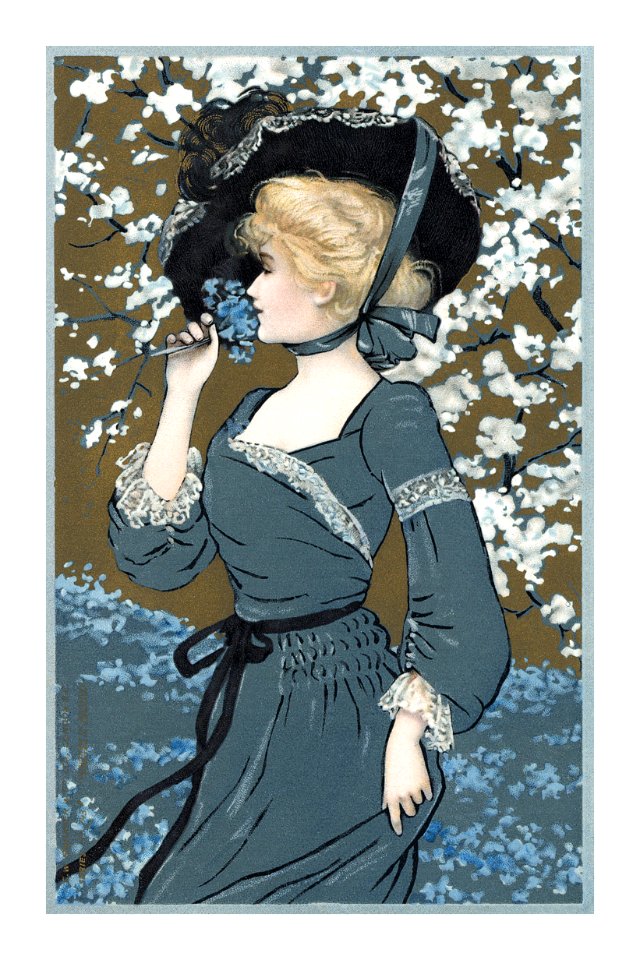 Glamour postcard