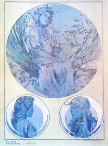 Alphonse Mucha - L35 Figures Décoratives, 1905.