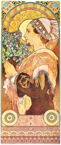Alphonse Mucha - PaP44 Chardon De Greves/Sea-Holly, c.1901.
