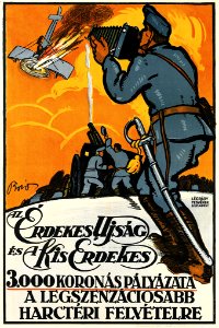 BIRÓ, Mihaly (1886-1948). 🇭🇺  Az Erdekes Ujság És a Kis Erdeckes, 1915.