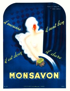 LOUPOT Charles-Monsavon-1936. Free illustration for personal and commercial use.