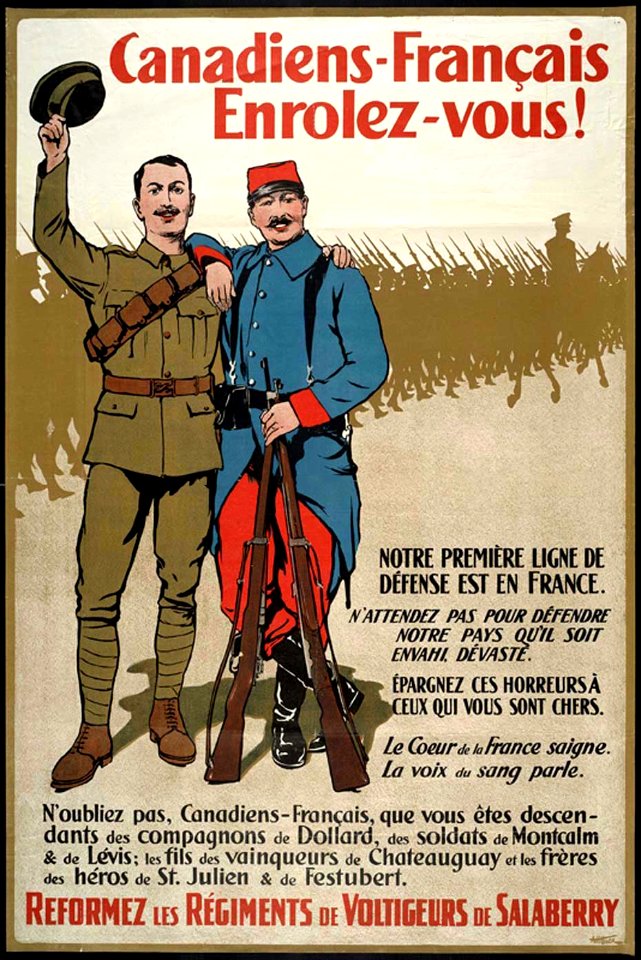 Canadiens Français, Enrolez-vous!