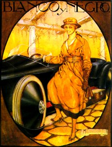 LOYGORRI PIMENTEL, José.  Cover of Blanco y Negro, 1919.
