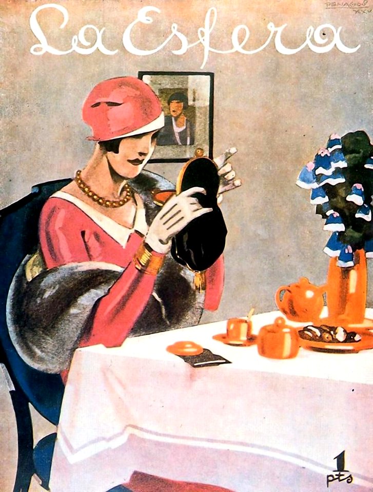 PENAGOS, Rafael de.  Cover of La Esfera magazine, 1925.