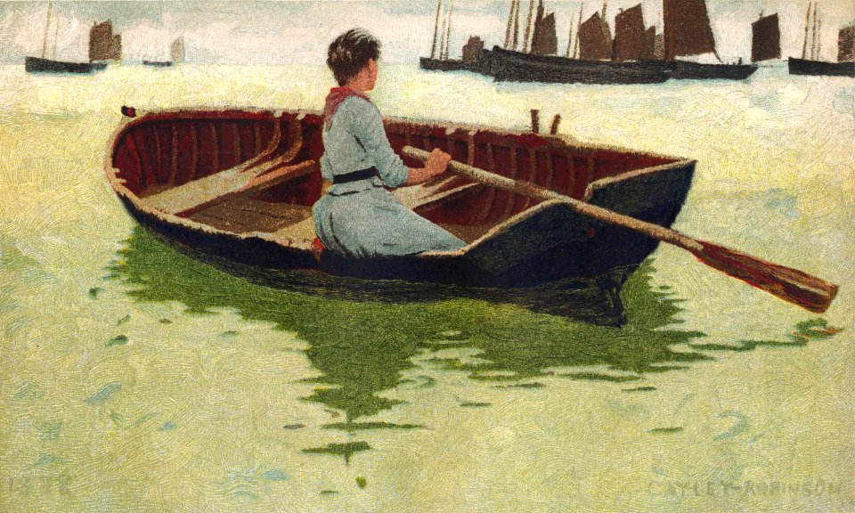 A September Morning by F Cayley Robinson