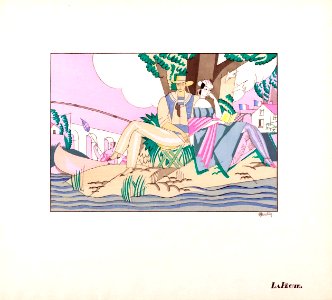MARTIN Charles. Sports & Divertisements, La Pêche, 1914.