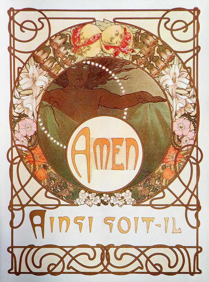 Alphonse Mucha - L23 Le Pater, 1899.