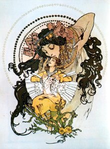 Alphonse Mucha - L11 Ilsee, Princesse De Tripoli, 1897.