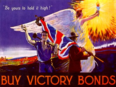 "Be Yours to Hold it High!", Buy Victory Bonds.