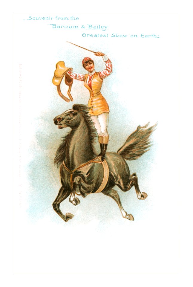 Barnum & Bailey postcard