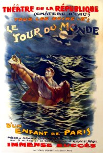 PAL (Jean de PALEOLOGU, 1860-1942).  Théâtre de la République, Le Tour du Monde d'un Enfant de Paris.