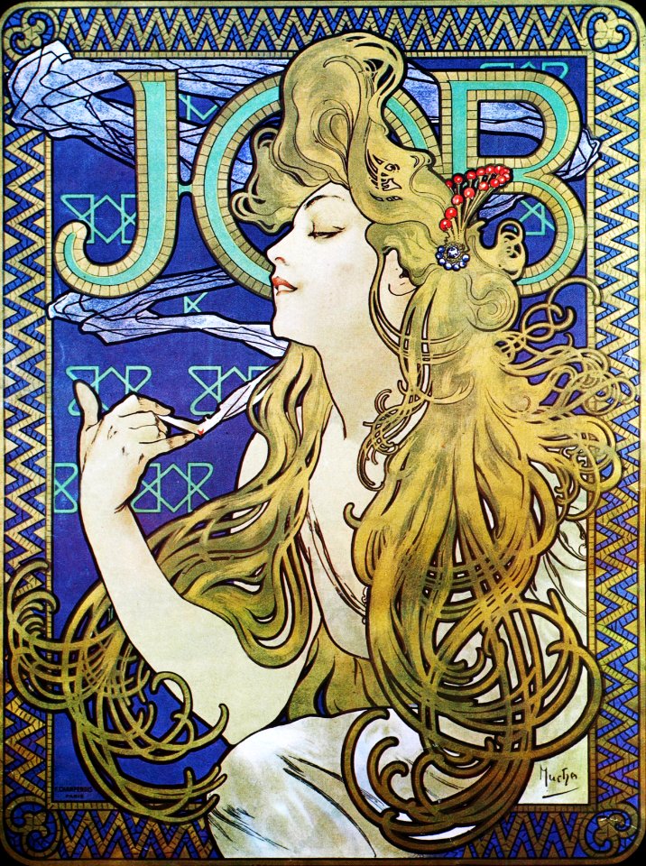 Alphonse Mucha - A6 Job, 1896.