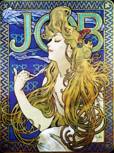 Alphonse Mucha - A6 Job, 1896.