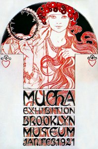 Alphonse Mucha - A66 Mucha Exhibition, 1921.