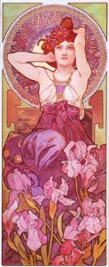 Alphonse Mucha - P36 L 'Amethyste/Amethyst, 1900.