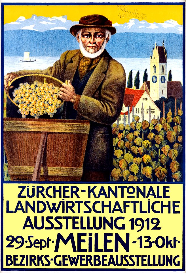 AMMANN, J.  Zürcher-Kantonale Landwirtschaftliche Ausstellung, 1912.