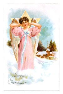 Merry Christmas postcard