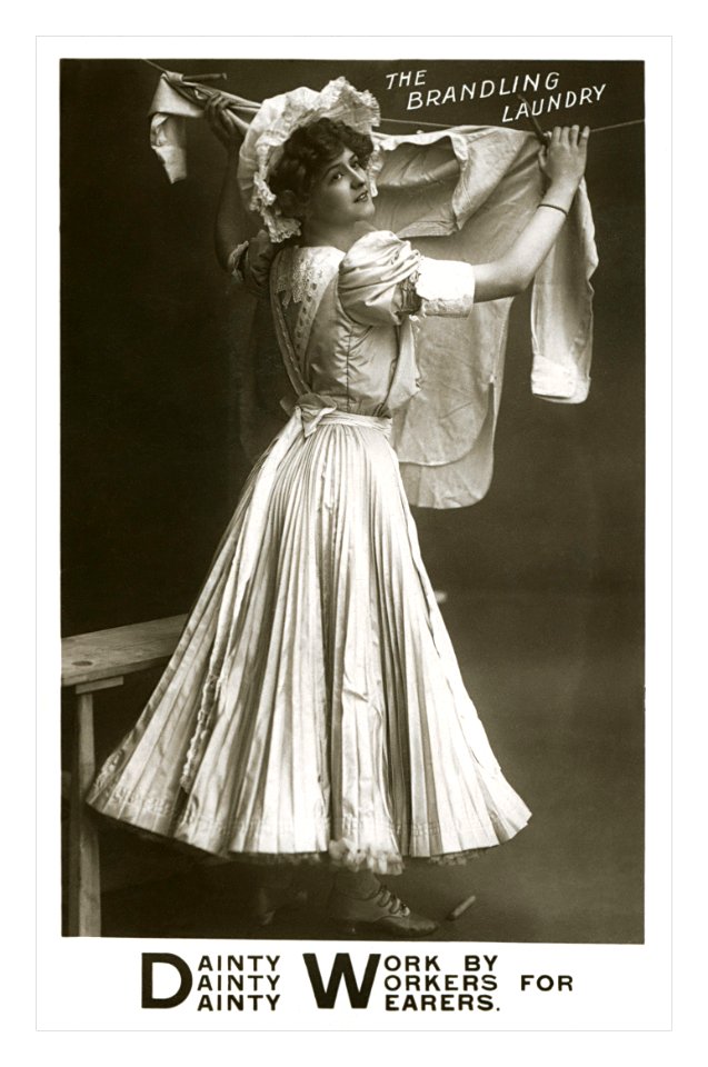 Brandling Laundry postcard