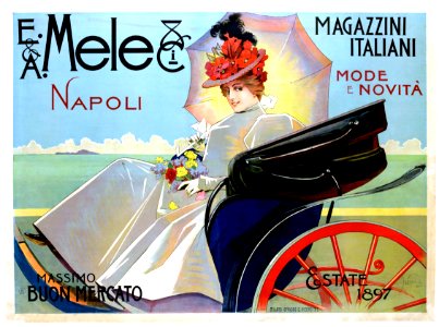 VILLA, Aleardo.  E. & A. Mele & Cia. Magazzini Italiani, 1897.