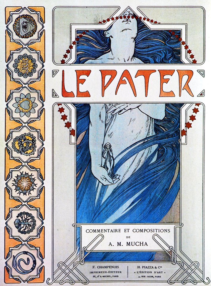 Alphonse Mucha - L23 Le Pater, 1899.