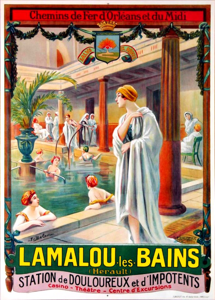 BELON, J. Lamalou-Les-Bains, Hérault, 1905.