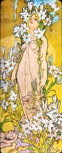 Alphonse Mucha - P11 Le Lys/Lily, 1897.