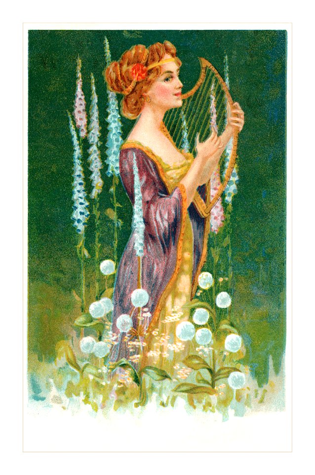 Art Nouveau postcard