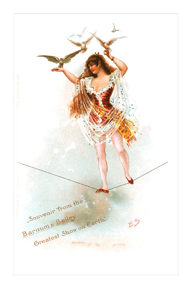 Barnum & Bailey postcard
