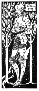 Aubrey Beardsley - Chapter Heading for Le Morte d'Arthur