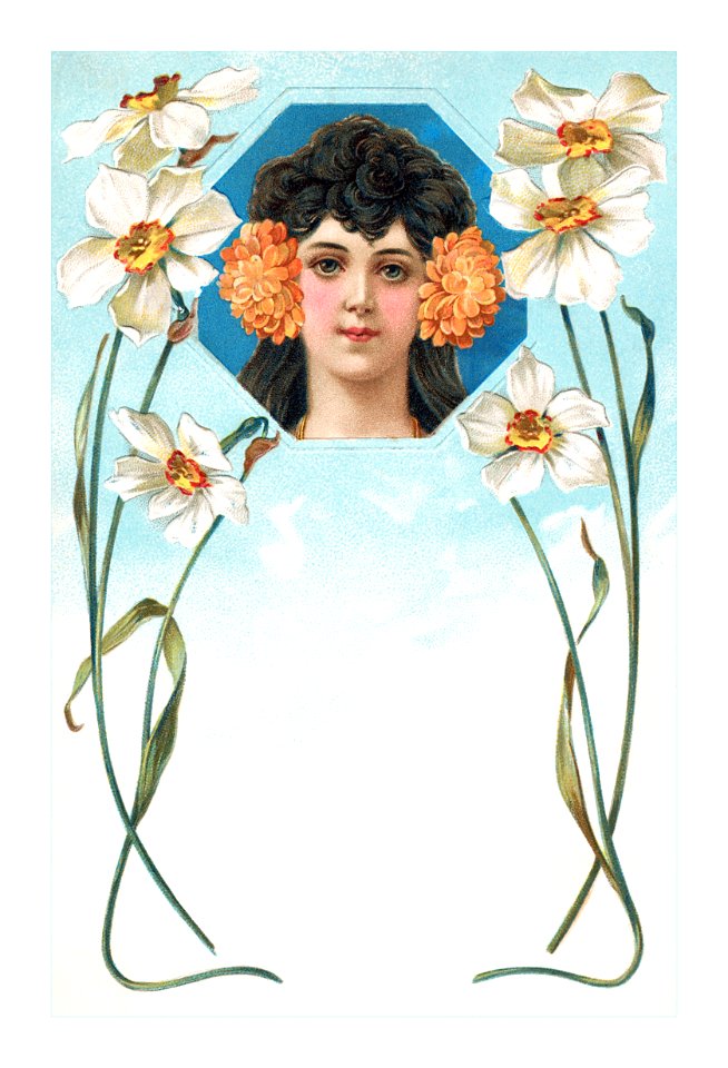 Art Nouveau postcard