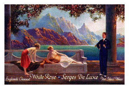 White Rose postcard
