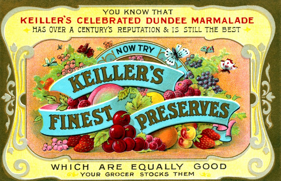 Keiller's Preserves postcard