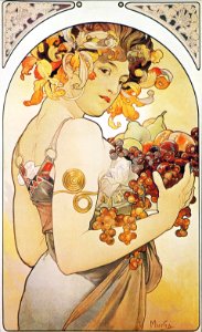 Alphonse Mucha - P18 Le Fruit/Fruit, c.1897.