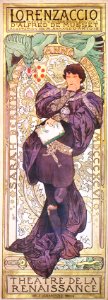 Alphonse Mucha - A10 Lorenzaccio, 1896.