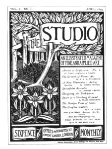 Aubrey Beardsley - Cover for The Studio magazine