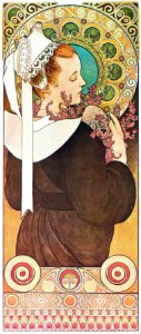Alphonse Mucha - P43 Bruyere De Falaise/Heather, c.1901.