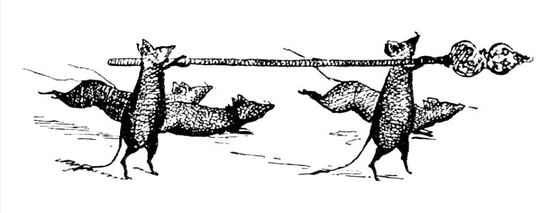 Aubrey Beardsley : from The Pay of the Pied Piper