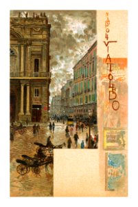 Via Toledo, Naples postcard