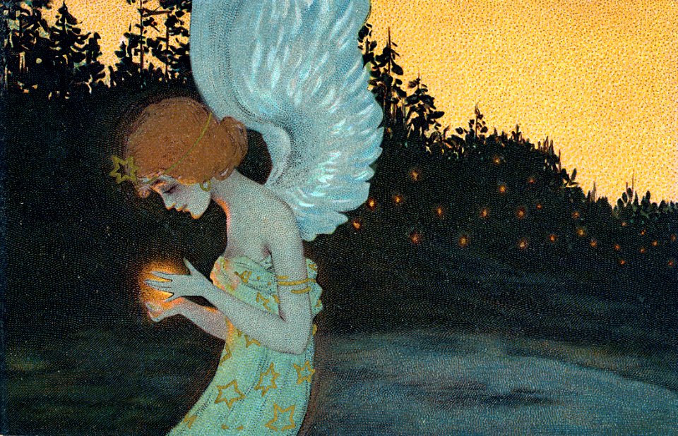 Art Nouveau postcard