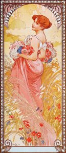 Alphonse Mucha - P49 Ete/Summer, 1903.