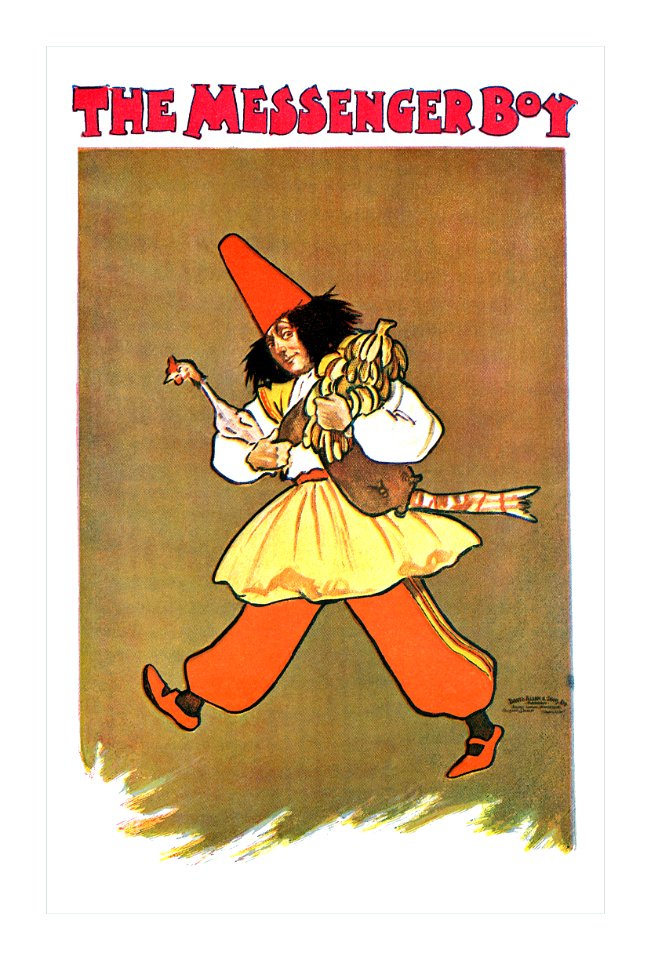 The Messenger Boy postcard