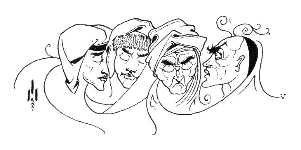 Aubrey Beardsley : Vignette in Bon-Mots of Smith and Sheridan