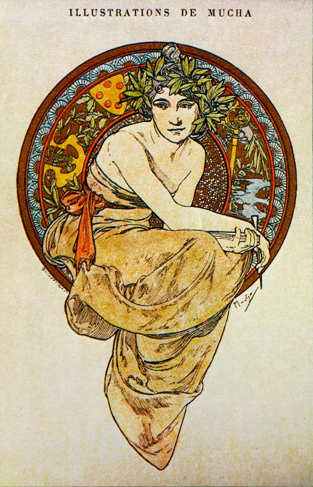 Alphonse Mucha - L25 Clio, 1900.